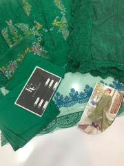Luxury embroidered lawn summer  collection replica unstitched - Kapra Collection