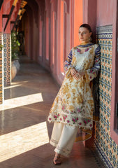 Printed Lawn - Elaf premium signature Embroidered Dre’s