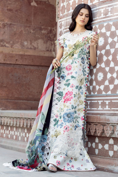 Digital Printed Lawn 03-Piece Dress - Kapra Collection