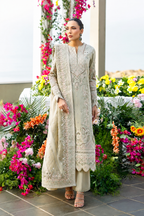 Mehwish – Chikankari Embroidered Cotton 3 Piece Suit | Unstitched