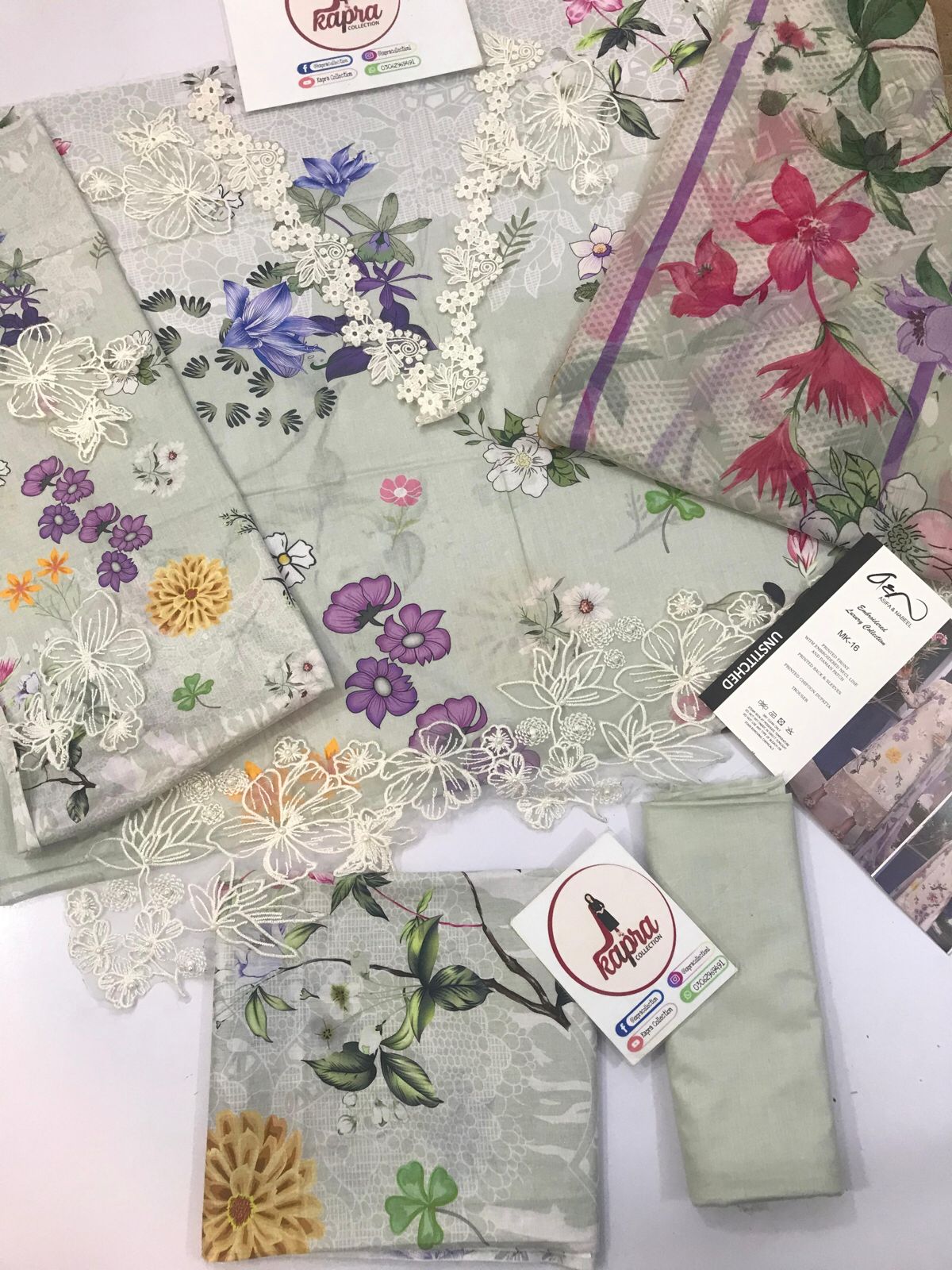 Lawn for women clothing (UNSTITCHED) by Kapra Collection - Kapra Collection