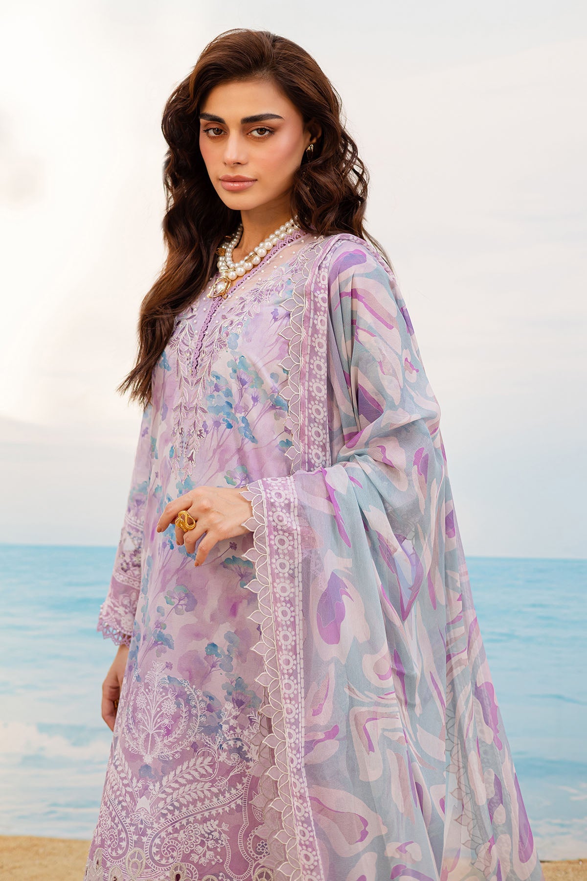 Nureh Lawn Digital Printed Dress