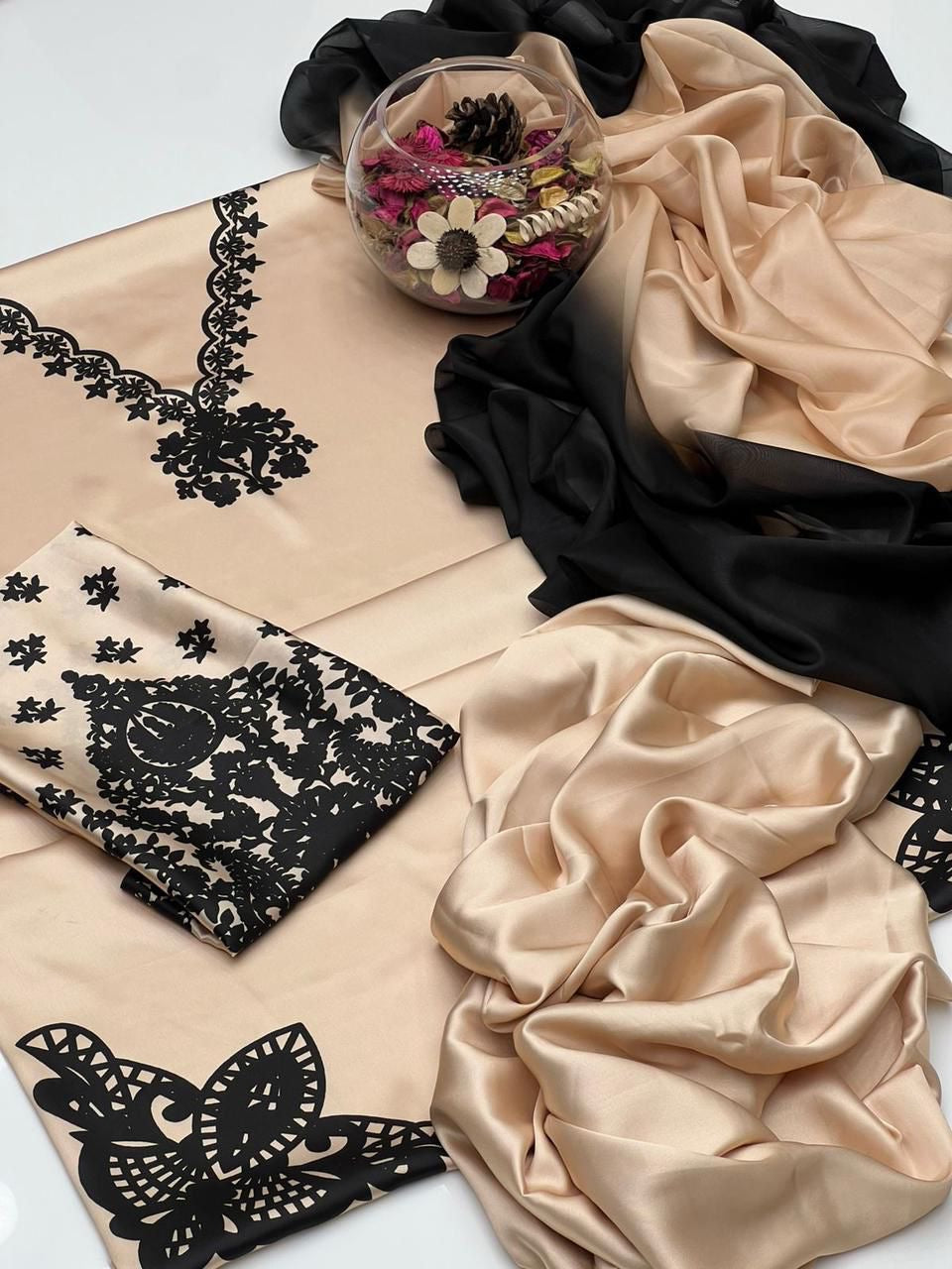 Silk Skin Digital Printed Silk Dres
