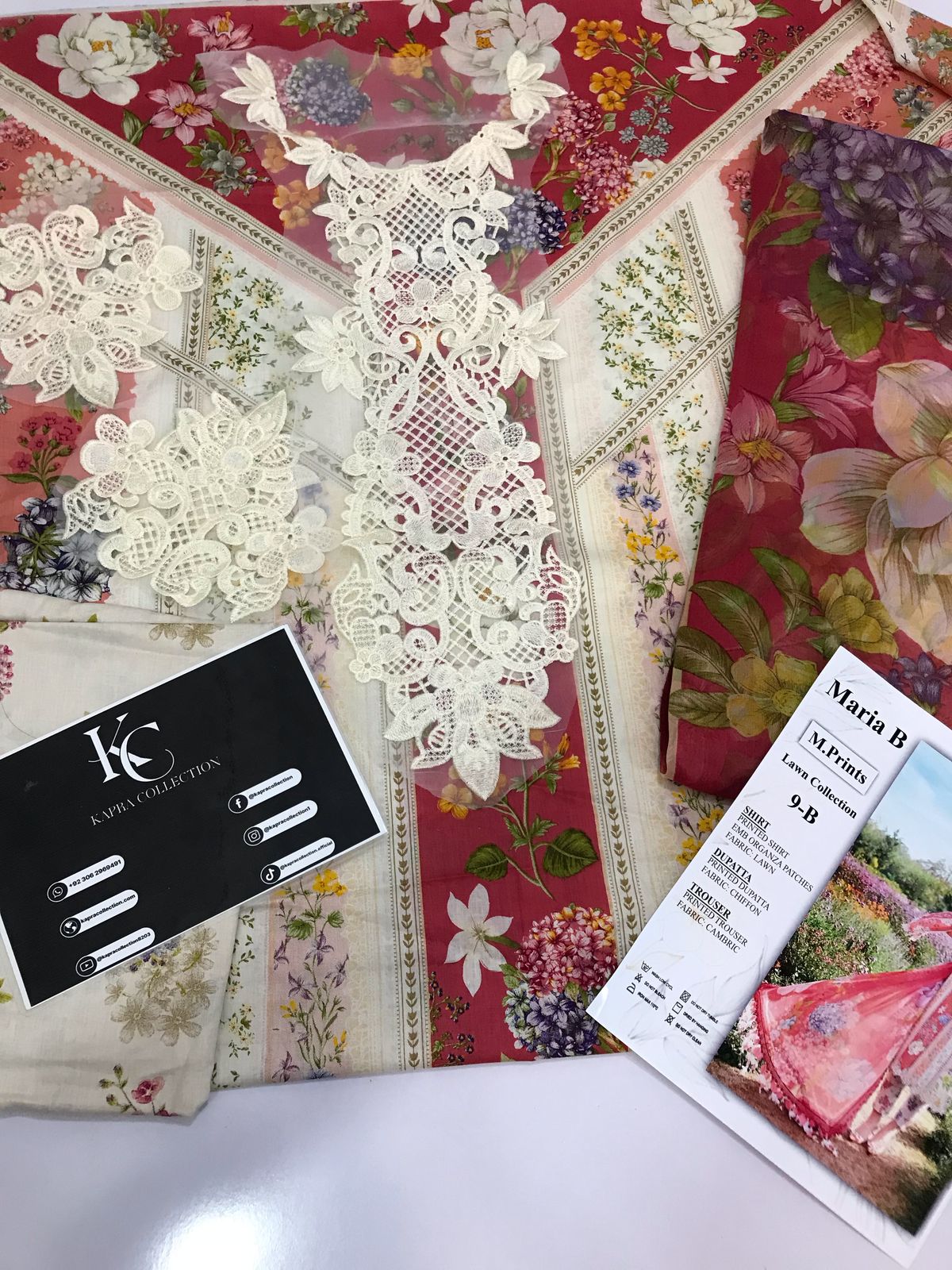3 piece unstitched printed lawn suit | m print Is there a specific design or color you're looking for in the suit - Kapra Collection