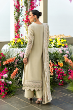 Mehwish – Chikankari Embroidered Cotton 3 Piece Suit | Unstitched