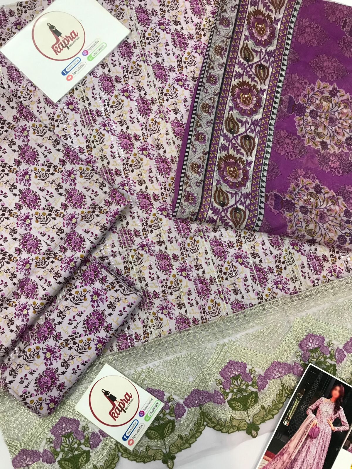 Lawn for women clothing (UNSTITCHED) by Kapra Collection - Kapra Collection