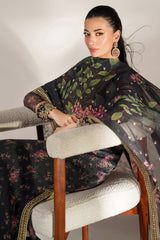 Jazmin Shamoze Silk 3Piece unstitched Dress