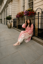 Samaira – Sania Maskatiya Inspired Blush Silk Suit