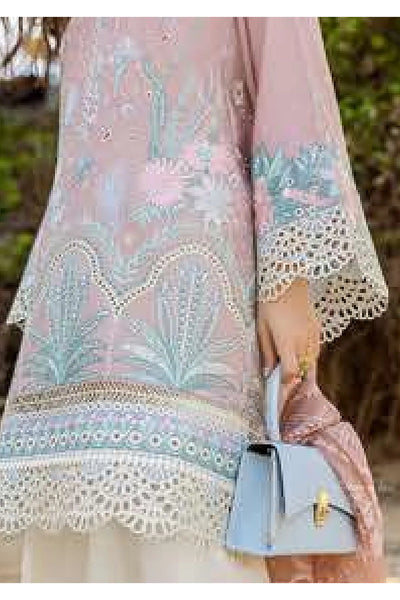 Maysa – Ismel Inspired Blush Embroidered Lawn Suit