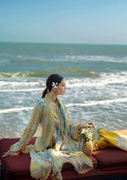 03-Piece Embroidered Lawn Digital Print Dress