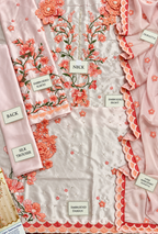 Azeera – Blush Bloom Embroidered Silk Kaftan