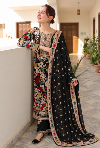 Urooj – Rang Rasiya Inspired Sequin Chiffon Suit