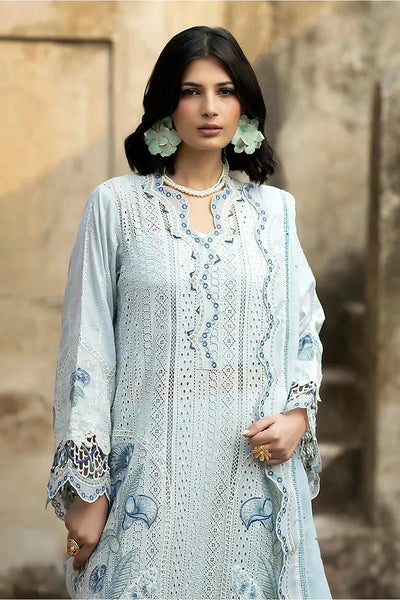 Arisha – Haris Shakeel Inspired Ice Blue Chiffon Suit