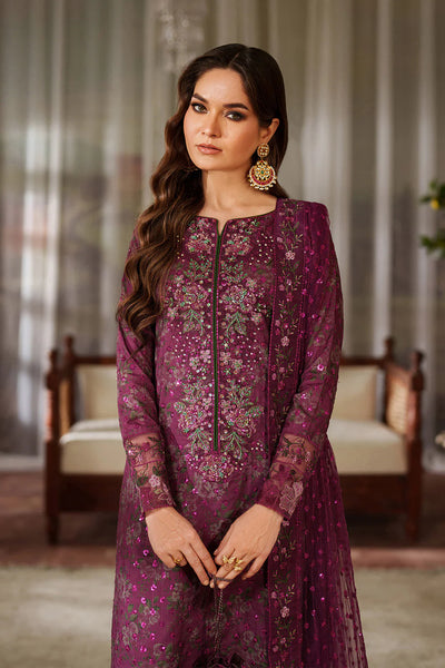 03-Piece Printed Lawn Suit - Unstitched - Kapra Collection