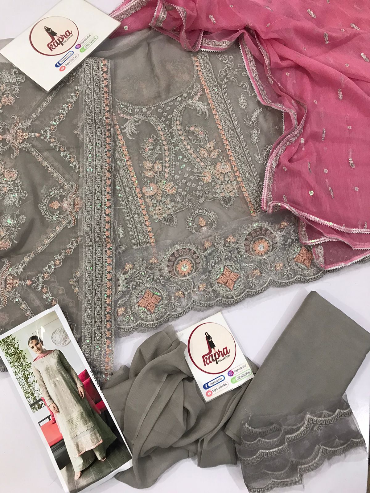 Chiffon for women clothing (UNSTITCHED) by Kapra Collection - Kapra Collection