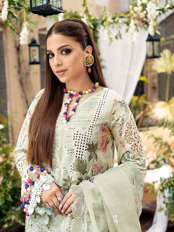 Luxury embroidered lawn summer  collection replica unstitched - Kapra Collection