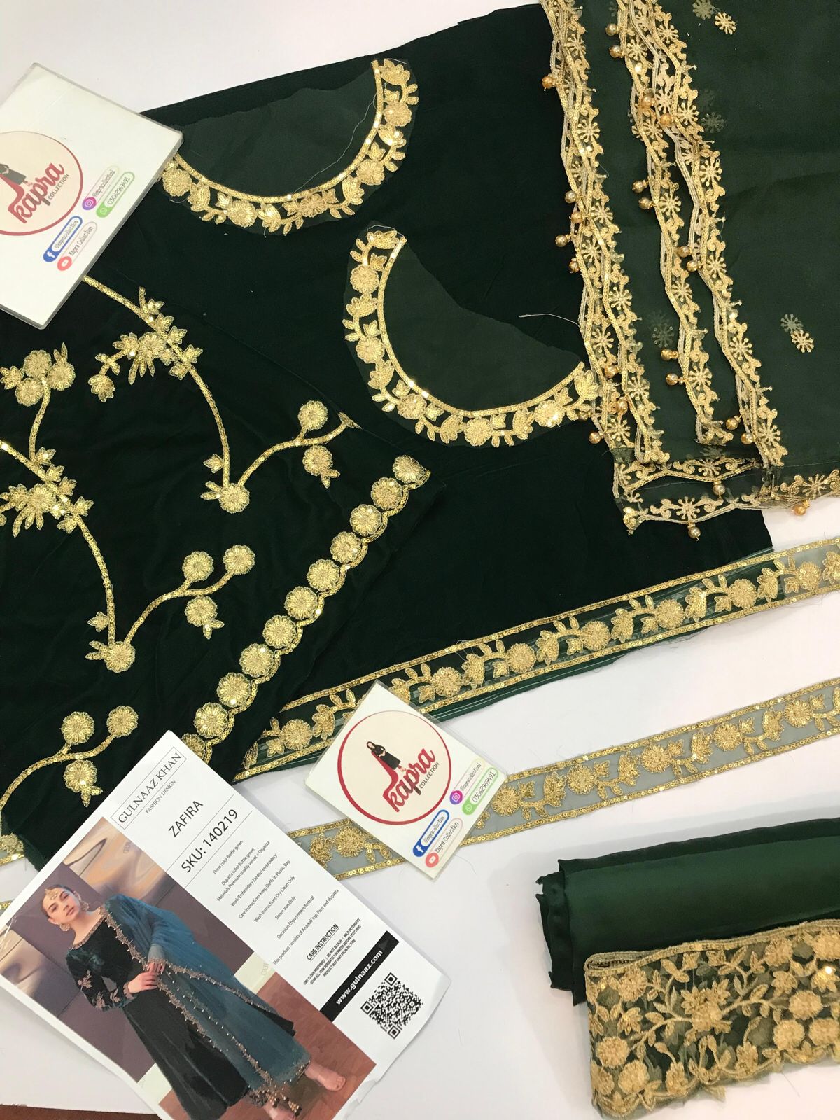 Velvet for women clothing (UNSTITCHED) by Kapra Collection - Kapra Collection