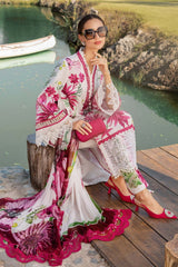 Lawn 3 piece unstitched printed suit - Kapra Collection