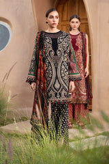 Lawn m print 3 piece unstitched digital printed suit - Kapra Collection