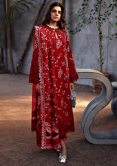 Luxury embroidered lawn summer  collection replica unstitched - Kapra Collection
