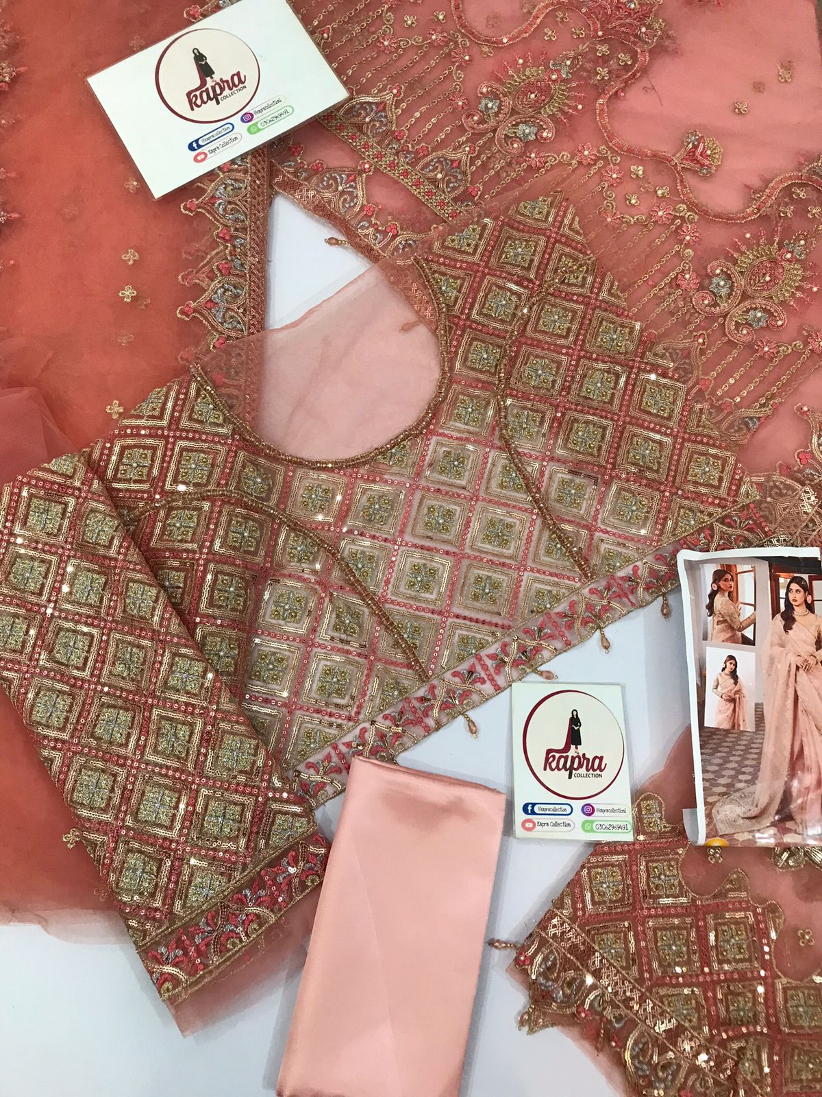 Saree for women clothing (UNSTITCHED) by Kapra Collection - Kapra Collection