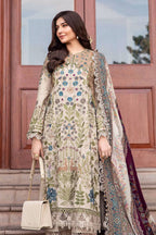 3 piece unstitched lawn digital printed suit - Kapra Collection
