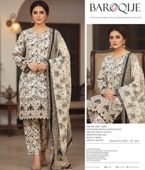 Baroque 3piece Dress