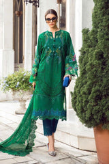 Luxury embroidered lawn summer  collection replica unstitched - Kapra Collection