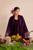 Hareem – Thread & Sequin Embroidered Cotton 3 Piece Suit | Unstitched