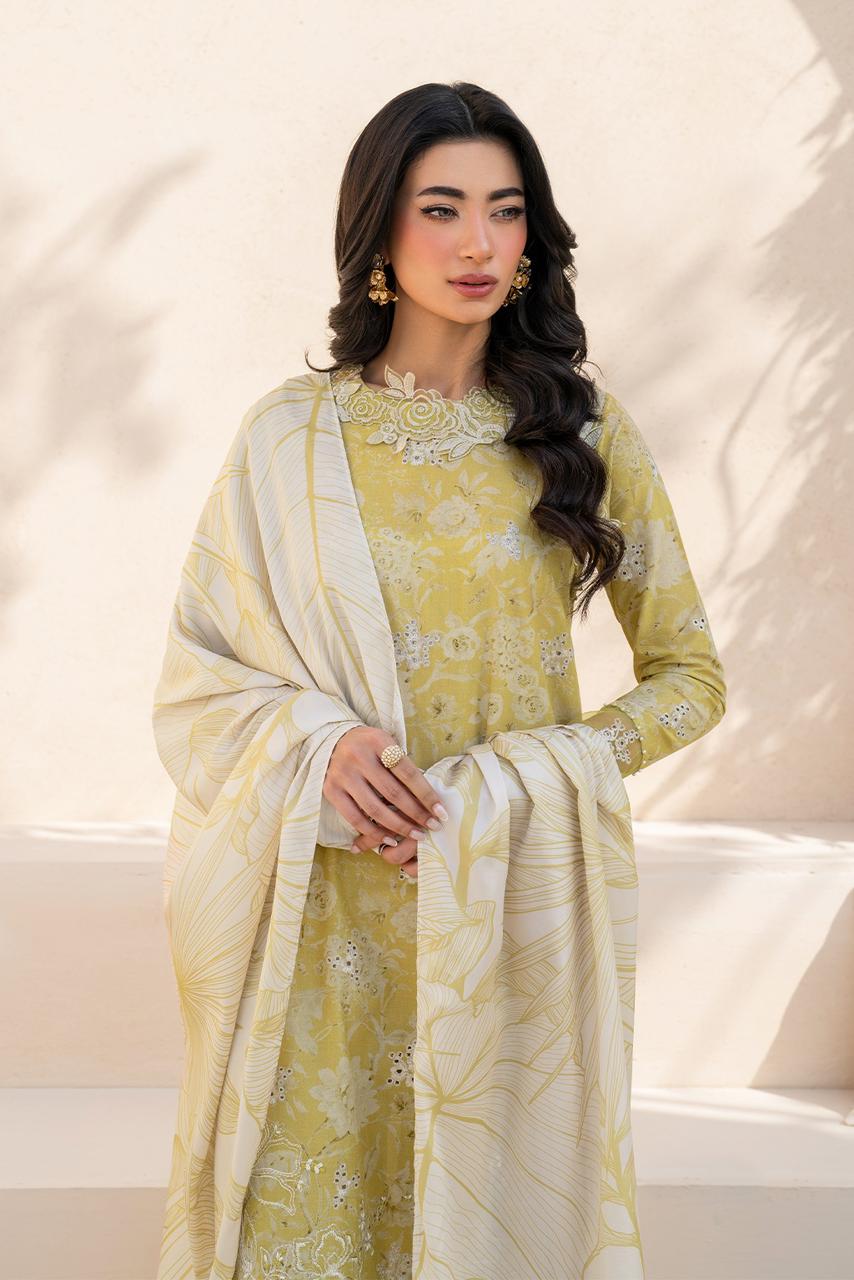 Buy Online | Latest Unstitched Embroidered Lawn Dress