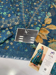 Lawn Embroidered 3 piece Dres izink
