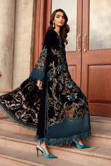 Lawn m print unstitched replica dres - Kapra collection - Kapra Collection