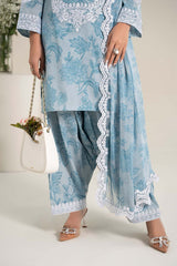 3 Piece Unstitched Lawn Dres