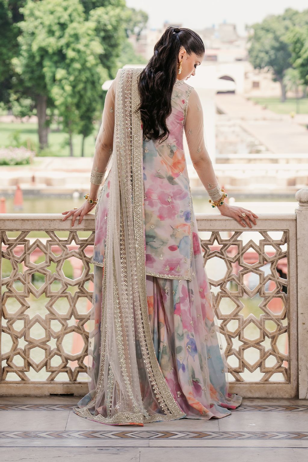 Luxury Lawn 3piece Unstitched Malti Digital Printed Dress