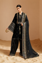 Mehrunisa – Jazmin Inspired Sequins Embroidered Lawn 3 Piece Suit | Unstitched