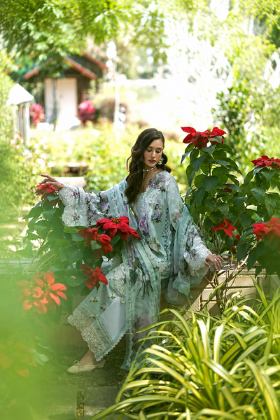 Aiza – Elaaf Inspired Mint Lawn Suit