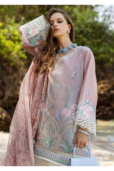 Maysa – Ismel Inspired Blush Embroidered Lawn Suit