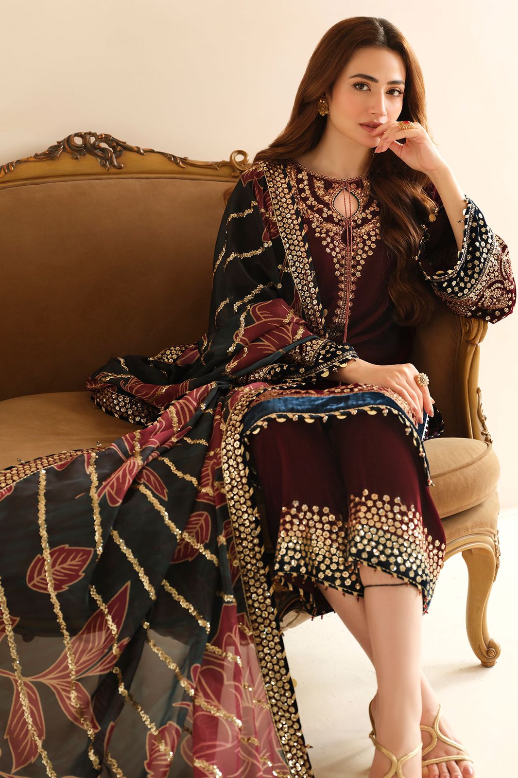 Velvet for women clothing (UNSTITCHED) by Kapra Collection