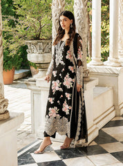 Zc black Luxury unstitched dress
