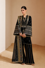 Mehrunisa – Jazmin Inspired Sequins Embroidered Lawn 3 Piece Suit | Unstitched