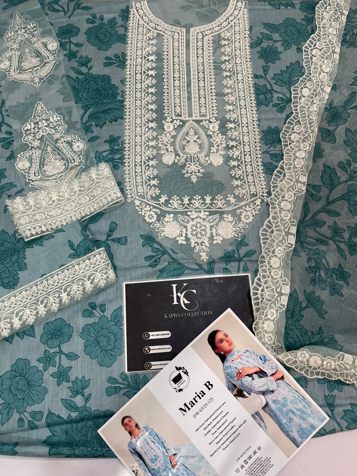 3 Piece Unstitched Lawn Dres