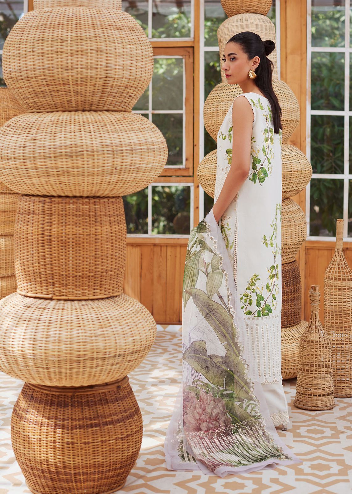 Lawn chikankari for women clothing (UNSTITCHED) by Kapra Collection - Kapra Collection