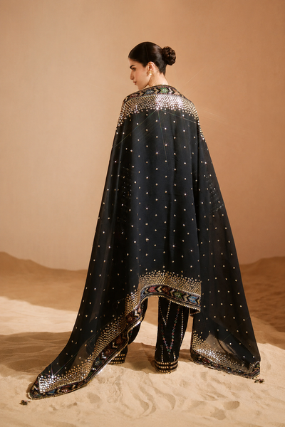 Mehrunisa – Jazmin Inspired Sequins Embroidered Lawn 3 Piece Suit | Unstitched