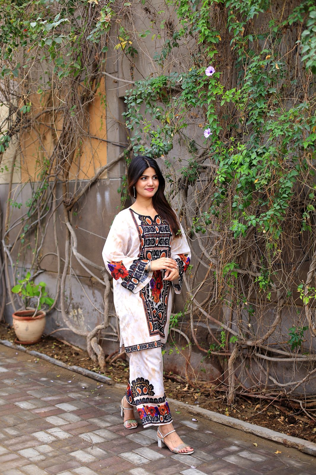 2 Piece Stitched By kapra collection