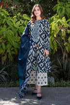 03-Piece Printed Lawn Suit | Unstitched - Kapra Collection