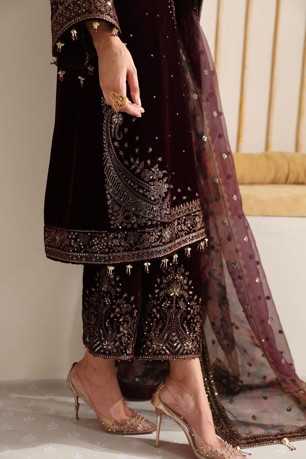 Velvet for women clothing (UNSTITCHED) by Kapra Collection - Kapra Collection