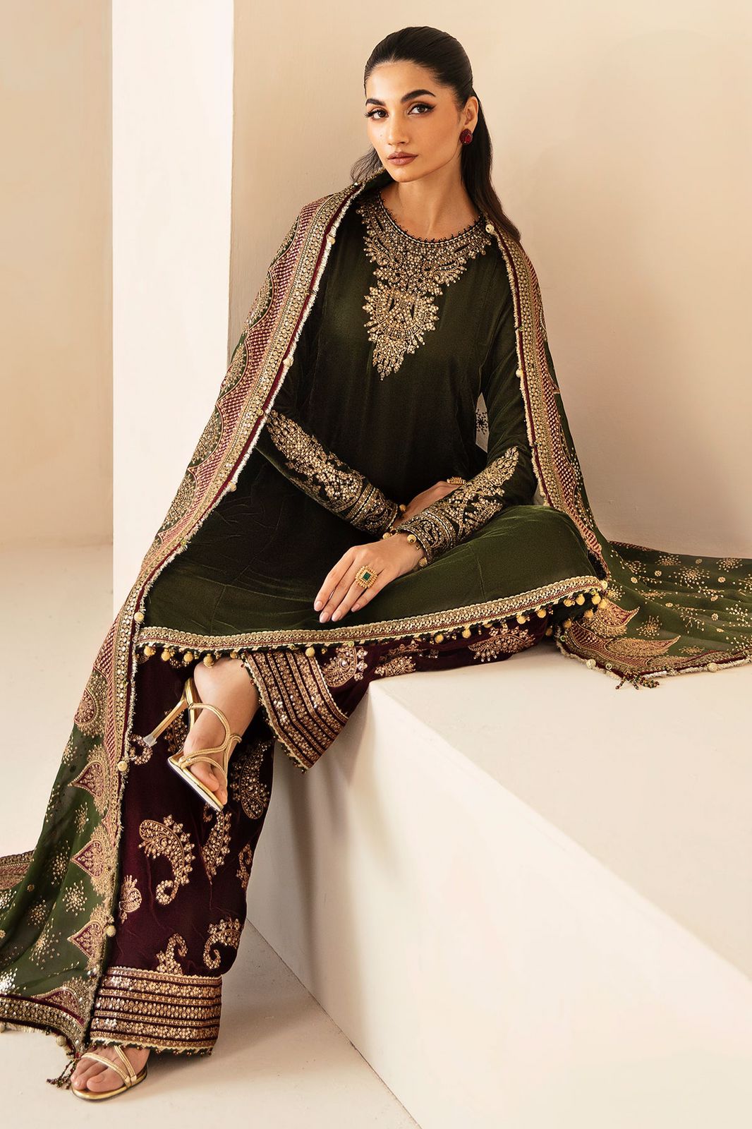 Velvet for women clothing (UNSTITCHED) by Kapra Collection - Kapra Collection