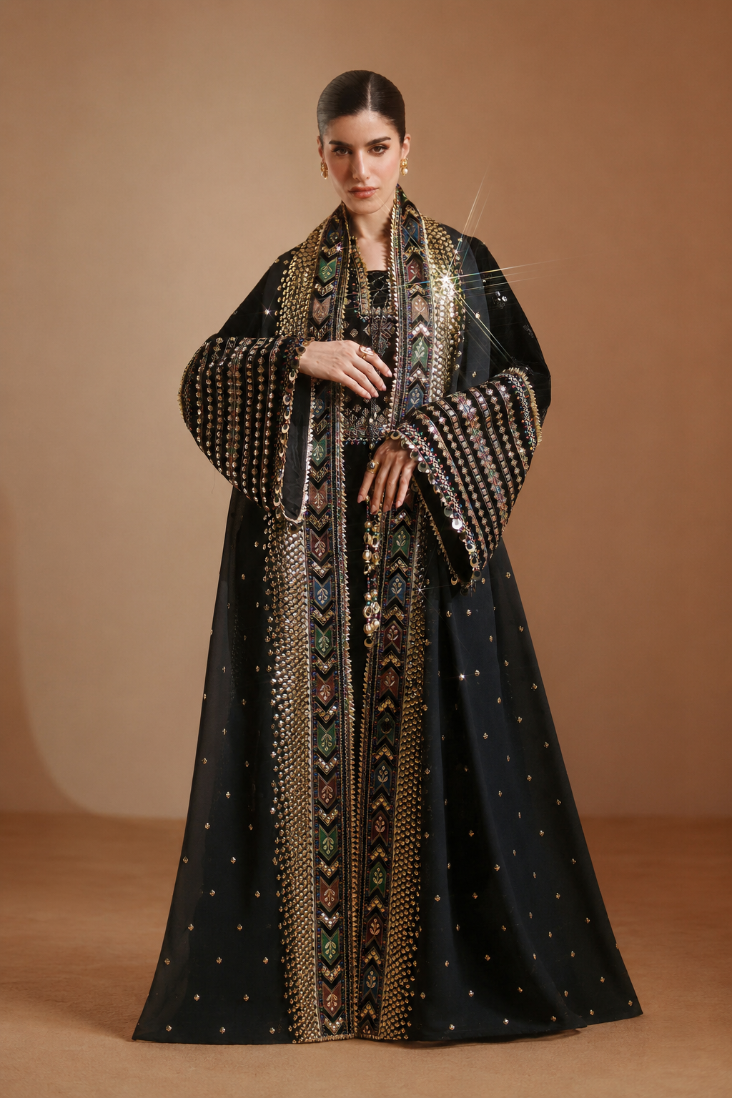 Mehrunisa – Jazmin Inspired Sequins Embroidered Lawn 3 Piece Suit | Unstitched