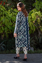 03-Piece Printed Lawn Suit | Unstitched - Kapra Collection