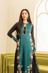 Lulusar Silk Digital Print & Add work